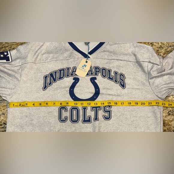Indianapolis Colts V-Neck Long Sleeve Shirt Size Small - Picture 8 of 9